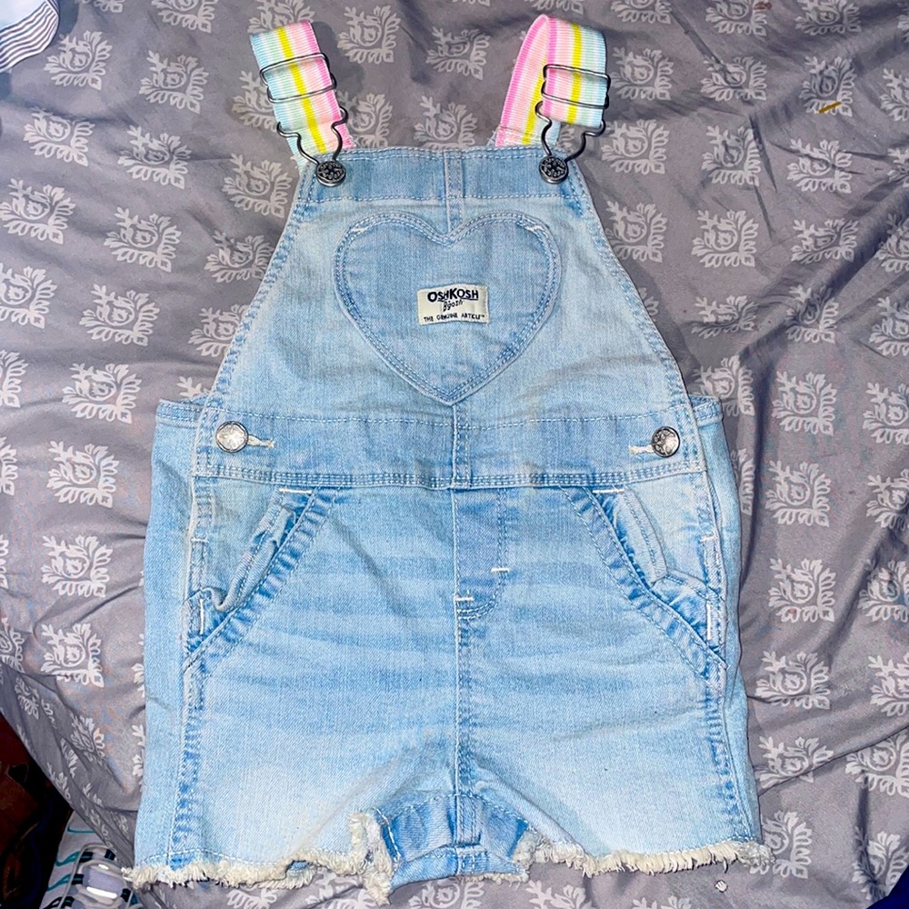 Cute baby girl overalls